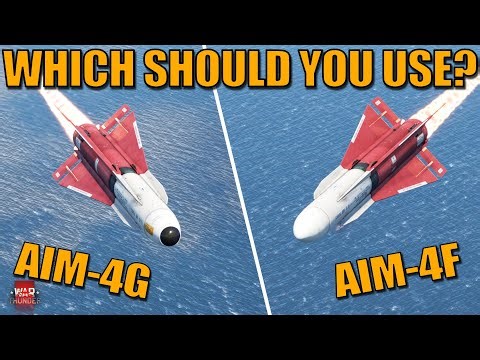 WHICH of the F-106's MISSILES should YOU use? AIM-4F or AIM-4G? Which is BETTER? - War Thunder