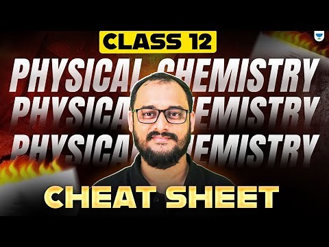 Physical Chemistry Formula Cheat Sheet 🔥 | Class 12 Chemistry | Quick Revision