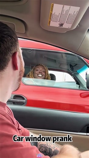 Car window prank 🤣 #funny #funnyprank #prank #foryou #amazing