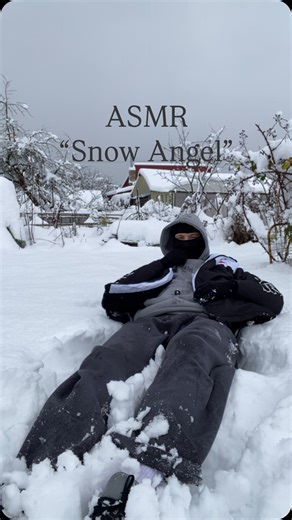 MaskedASMR on Instagram: "ASMR making a “Snowman Angel” did it came out good? I personally like how it turned out ❄️ #asmr #maskedasmr #maskedman #asmrvideo #asmrsounds #masktok #asmrtist #maskedmen #асмр #асмрвидео #асмрзвуки #snow #snowangel #winter #snowasmr"