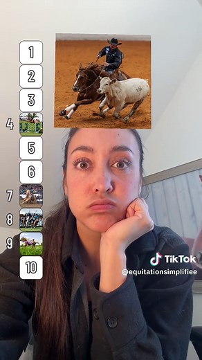 Classer les disciplines équestres de 1 à 10