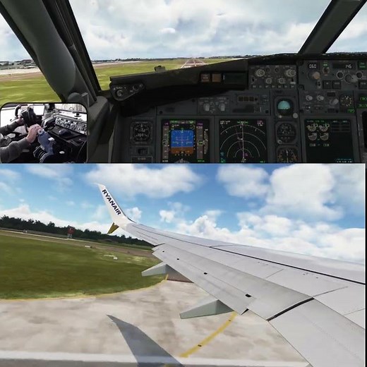 MSFS Take off EBCI #msfs2020 #pmdg #aviation #boeing #brussels #cockpit #takeoff #pilotlife #b737