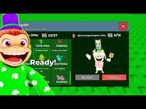 TRADING "RARE" ITEMS IN SAB!🧠(ROBLOX)
