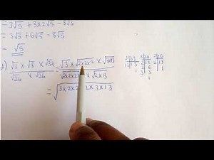 Surds 2 - Easy way to simplify difficult surds - Zimsec O level maths - form 3 and form 4