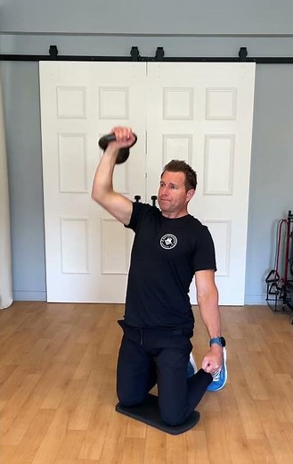 Tall Kneeling Kettlebell Press