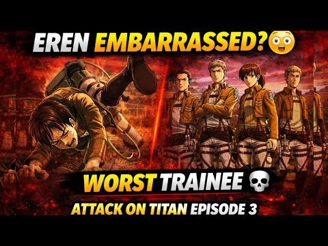 “Eren’s MOST EMBARRASSING FAIL 😱 + New Soldiers REVEALED! | Attack on Titan Episode 3 ‪@animetsismis‬