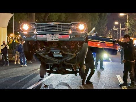 LOWRIDERS HOPPING & Cruising the streets of Japan!