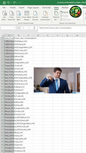 Split One Column into Multiple Columns in Excel #excel #exceltips #exceltricks #data #exceltutorial