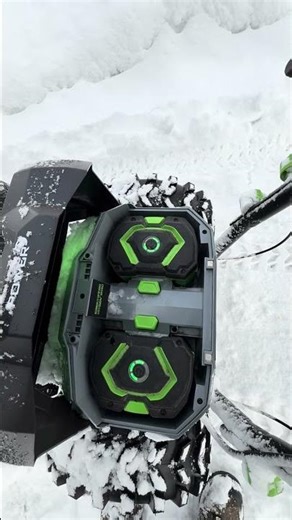 Small storm in Maine with the EGO 28" 2 stage Snow Blower #snow #EGO