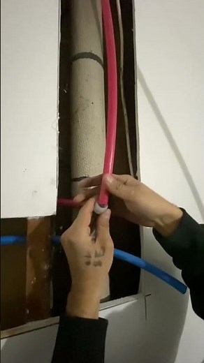 ￼Installing new plumbing PEX, with Pro Pex , #pro #pex #oct #home #new#demo #plumbing #drywall #vira