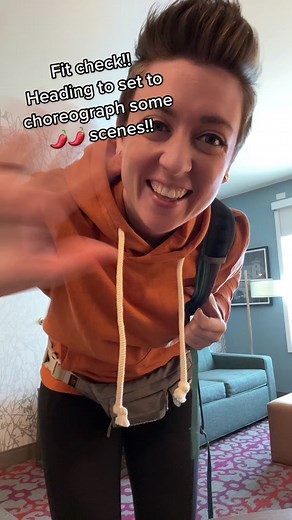 I went back and got the hoodie 😂 I can’t talk about the project, but wish me luck! #intimacycoordinator #movie #tvshow #film