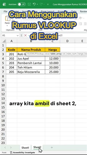 How to Use the VLOOKUP Formula in Excel #computerlearning #excel #computertutorial #exceltutorial
