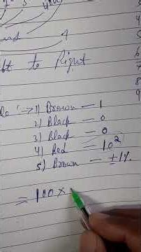 5 Band Resistor Calculation Made EASY 😲 | Watch Till End