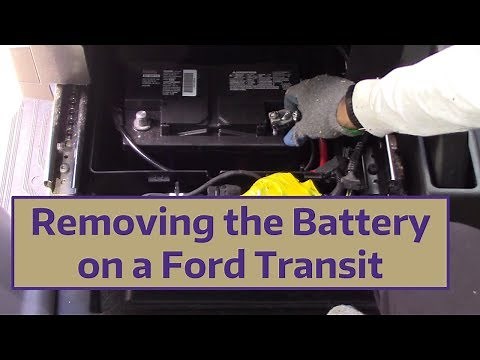 Removing the Battery on a Ford Transit