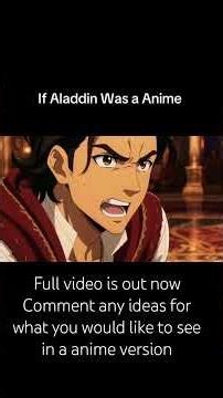 If Aladdin was a Anime #anime #aladdin