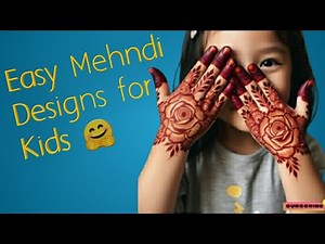 Easy Mehndi Designs for KIDS