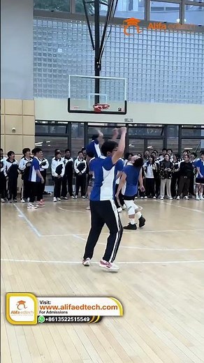 Amazing School Basketball Dunk | Student Skills & Energy on the Court 🏀🔥