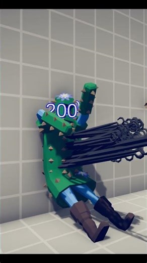 FAST SKEWER PINNING EVERY UNIT TO THE WALL 5 #tabs #totallyaccuratebattlesimulator #shorts