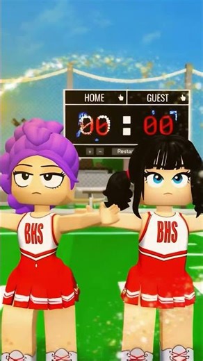I Didn't Expect This From a Roblox Cheerleader Game #roblox #shorts #animation
