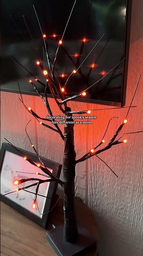 Halloween Tabletop Tree 🌙 | Spooky Indoor Decorations