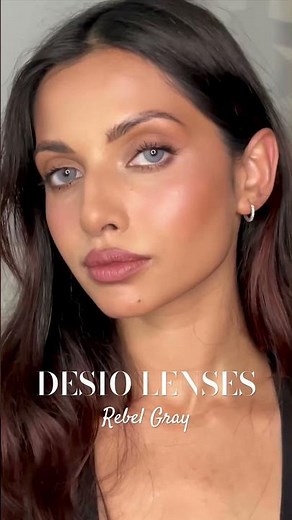 Natural Coloured Contacts for Dark Brown Eyes - DESIO LENSES #colouredcontacts #desiolens