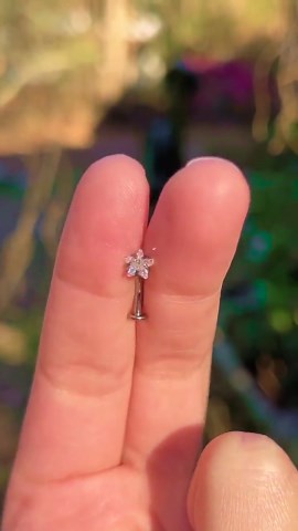 Tiny Star Belly Button Ring | 14G Dainty Celestial Titanium Floating Navel Piercing, Internally Threaded - Etsy