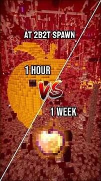 Golden Apple vs 2b2t Nether 1 WEEK UPDATE #2b2t #minecraft #gaming