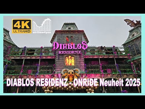 DIABLOS RESIDENZ - ONRIDE POV - Neuheit / Premiere 08.11.2025 Hamburger Winterdom - Geisterbahn - 4K