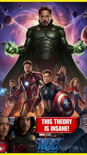 Who Will Play Iron Man If RDJ Is Doctor Doom? | 😱 Multiverse Theory Explained #shorts #mcu