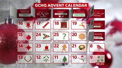 It's day 8 of the #BBCBreakfast Christmas puzzle in conjunction with @GCHQ Can you crack it? Like if you think you have got it right http://bbc.co.uk/news | BBC Breakfast