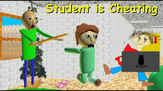 Student is Cheating (学生在作弊) - Baldi's Basics Mod