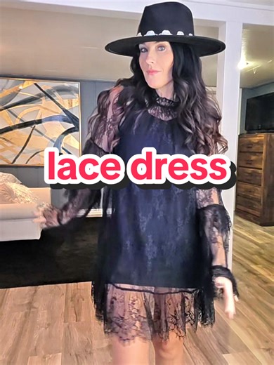 Chic Lace Dress for Concert Fit