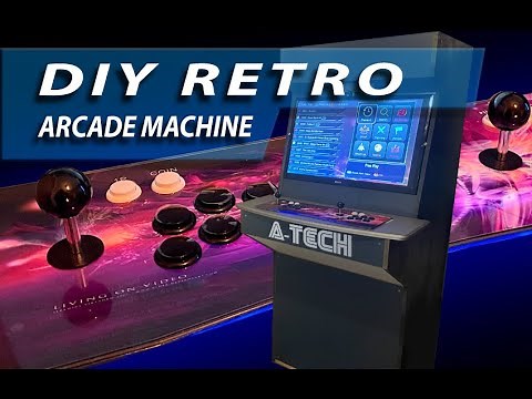 DIY Retro games machine build with pandoras box arcade system