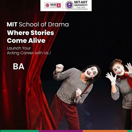 Admissions Open 2026-27 MIT School of Drama, MIT-ADT University, Pune