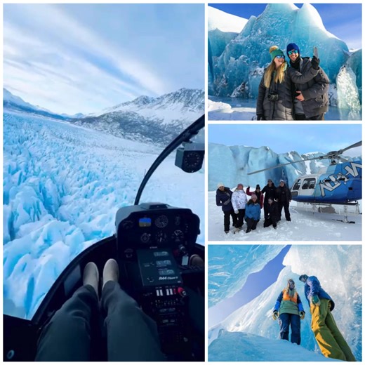 Discover the beauty of Alaska’s winter wilderness, stand on the magnificent Knik Glacier, and experience the peaceful nature of remote locations.The Grand Knik Helicopter Tour is our most popular for a reason. Book today! | Alaska Helicopter Tours