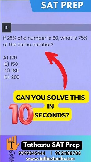 Can You Beat the SAT Timer on This Question?