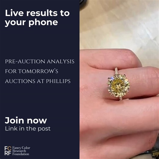 Impatient buyers and curious professionals who don’t attend the auction viewings enjoy our pre-auction analysis, featuring unprocessed images and objective visual assessments to understand the real value of these color diamonds. https://bit.ly/4pKc34F | Fancy Color Research Foundation | Facebook
