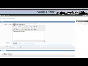 Crear un blog (Moodle)