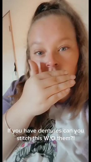 #stitch with @Jamie Colby #denturegang #dentureconfidence #denturesatayoungage