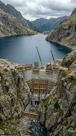 👉 The Dam Holding Back an Entire Mountain Lake