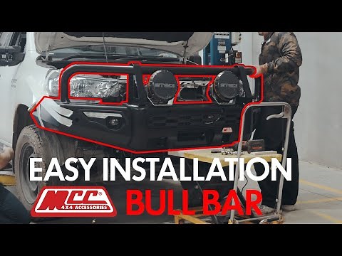 Installation guide: How to fit MCC Phoenix Bull Bar on Toyota Hilux 16-20
