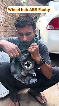 ABS Error Solved | Scanner Diagnosis + Wheel Hub Replacement#abs #brake #automobile #auto #car #diy✅