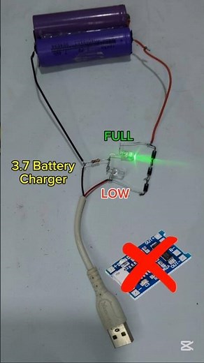 Make TP4056 Battery Charger at Home | Easy DIY Charger Project #tp4056 #batterycharge #shorts