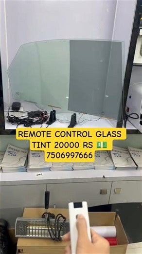 REMOTE CONTROL GLASS WINDOW FILM #glass #film #windows #carfilm #accessories #cool #interior #shorts