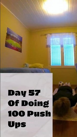 Day 57 Of Doing 100 PUSH UPS For 365 Days #viralshorts #shorts #viral