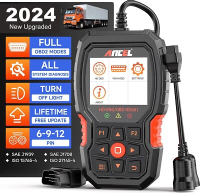 24V Heavy Duty Diesel Truck OBD2 Scanner Engine ABS EPB ESP Scan Diagnostic Tool | eBay