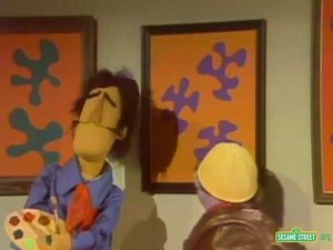Classic Sesame Street Biff Helps The Savador Dada