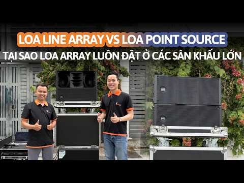 Line Array Speakers vs. Point Source Speakers: Why are Line Array Speakers always used in large s...