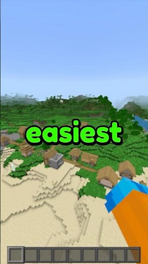 EASIEST MINECRAFT BEDROCK SEED!