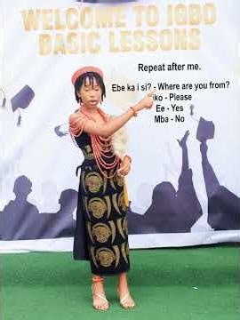 learn igbo language in 60seconds. March 16, 2026